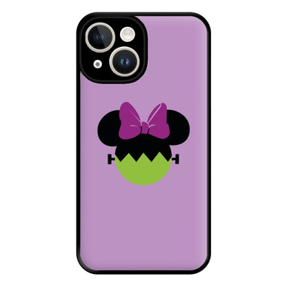 Frankenstein Girl Mouse Halloween Phone Case for iPhone 14