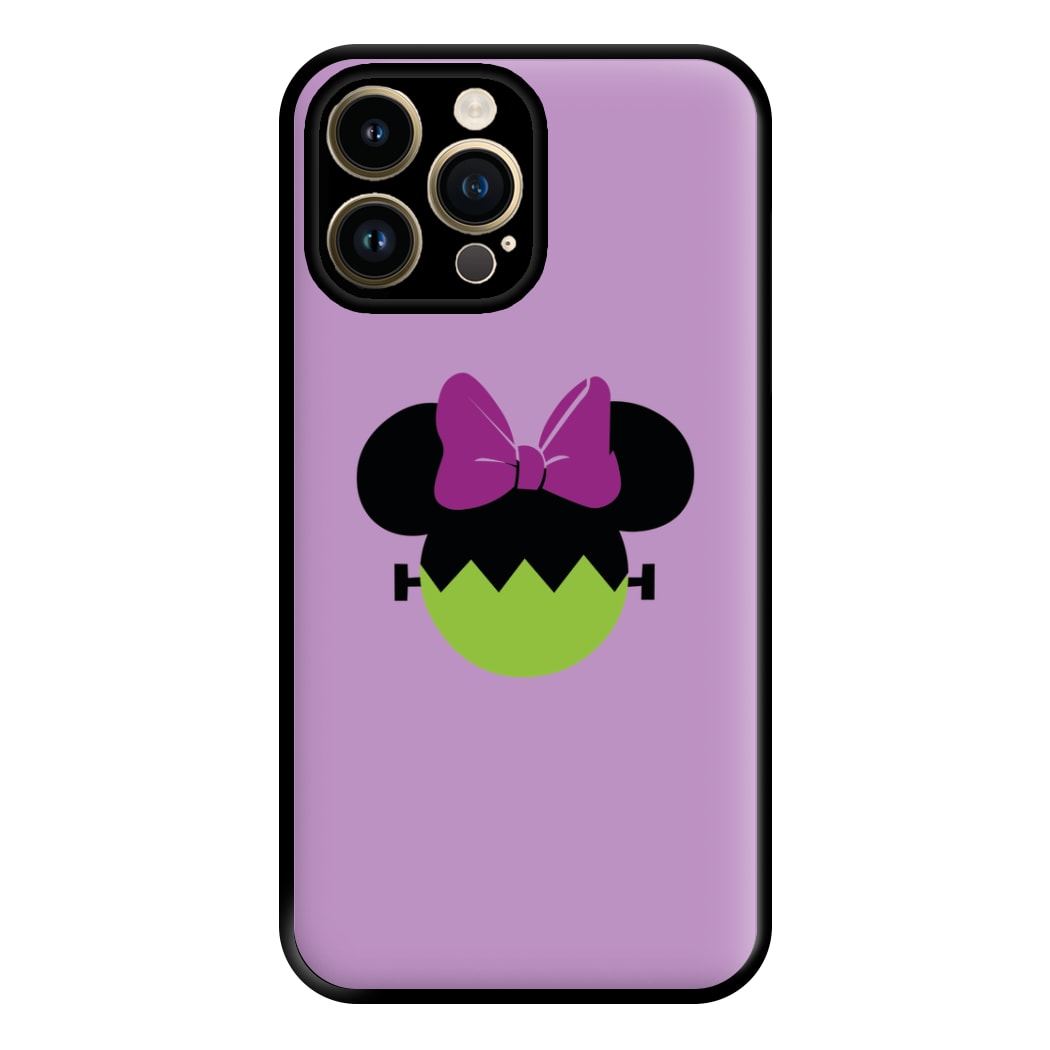 Frankenstein Girl Mouse Halloween Phone Case for iPhone 14 Pro Max