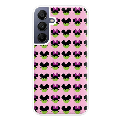 Frankenstein Mice Pattern Halloween Phone Case for Galaxy A16