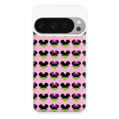 Frankenstein Mice Pattern Halloween Phone Case for Google Pixel 9 Pro XL