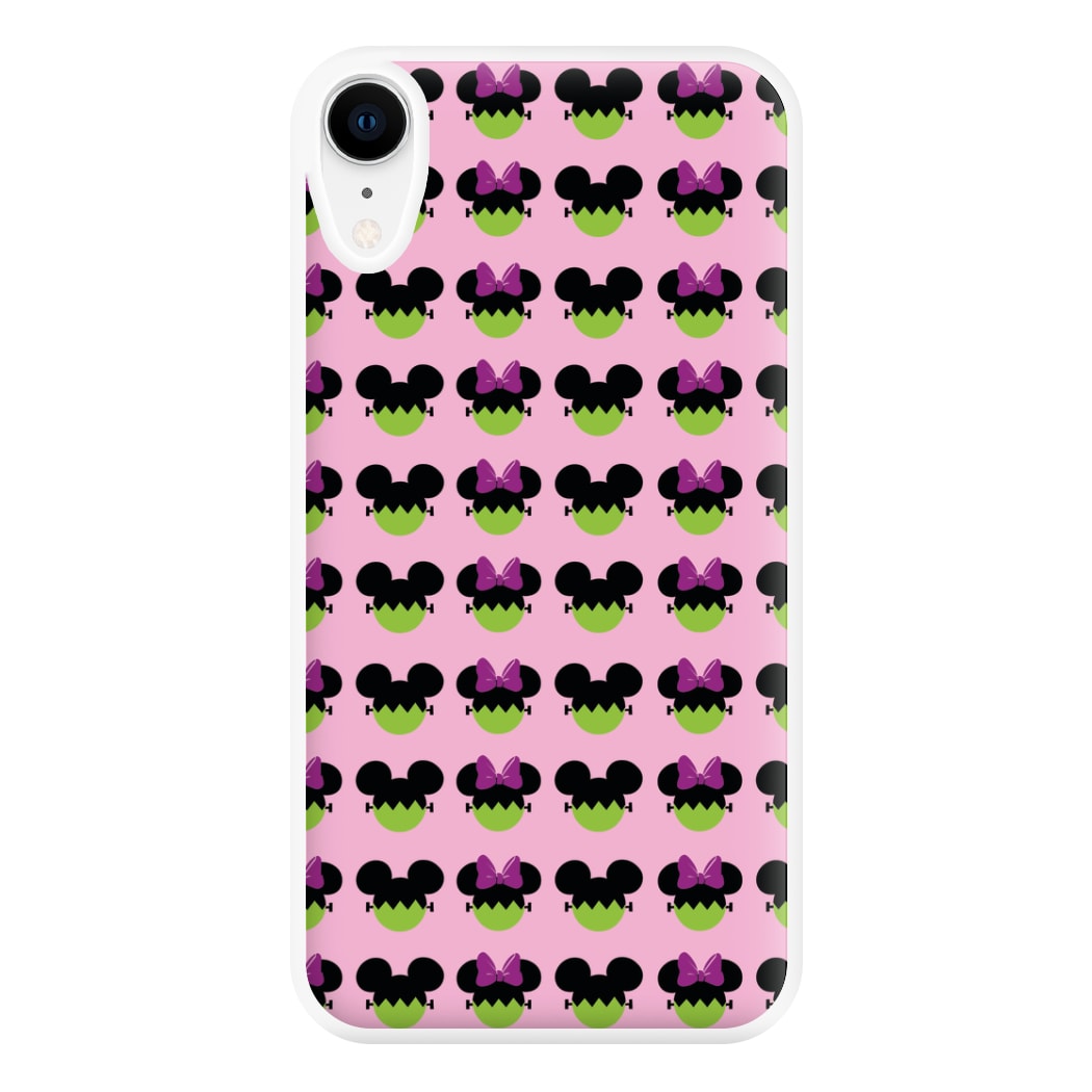 Frankenstein Mice Pattern Halloween Phone Case for iPhone XR