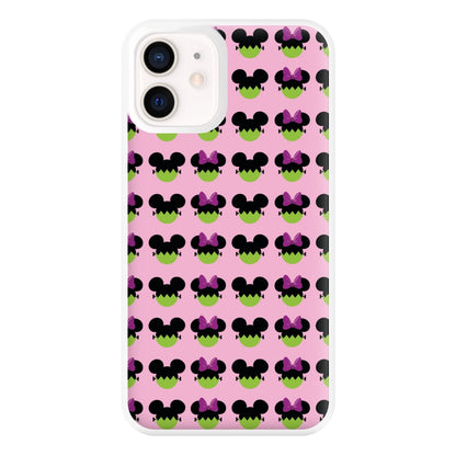 Frankenstein Mice Pattern Halloween Phone Case for iPhone 13 Mini