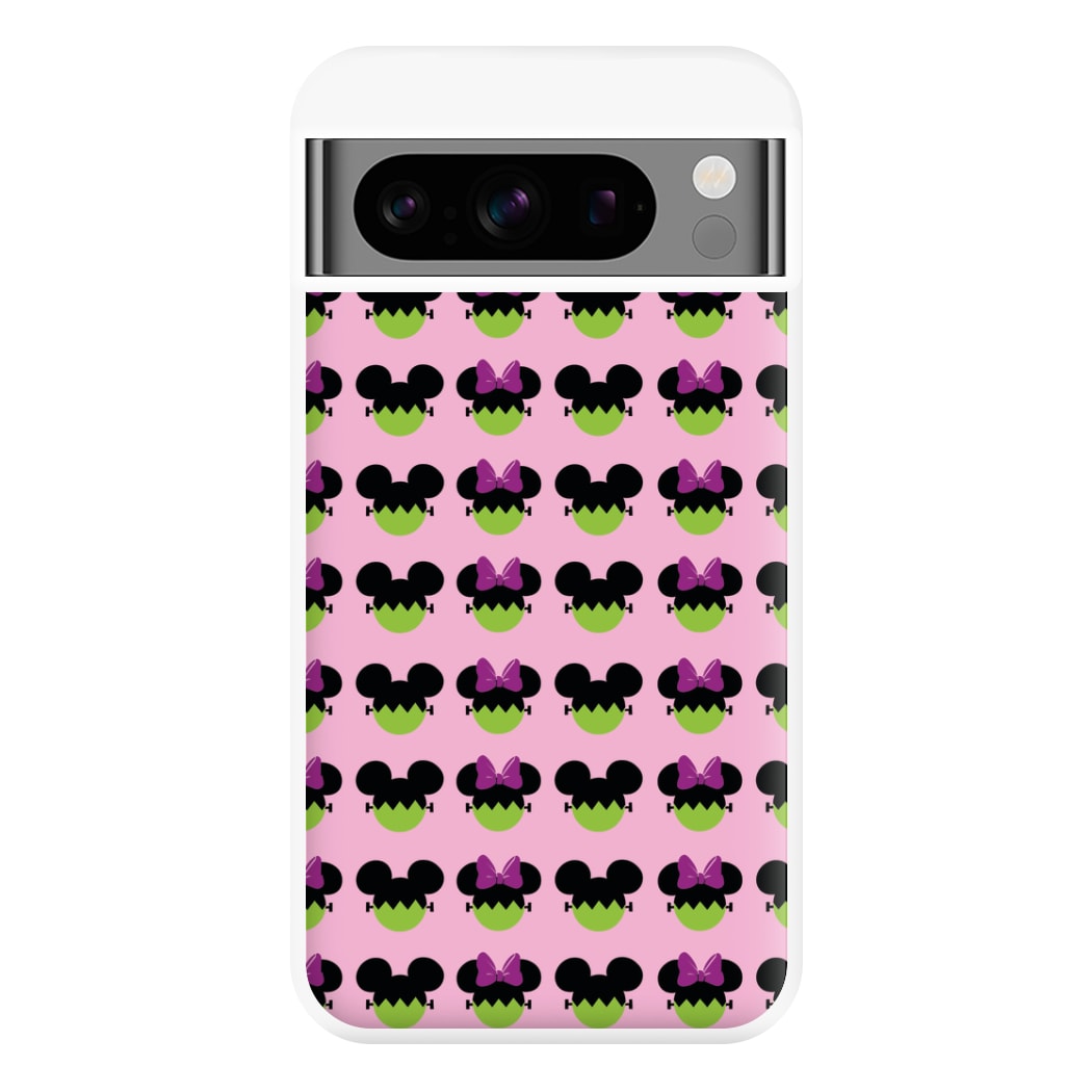 Frankenstein Mice Pattern Halloween Phone Case for Google Pixel 8 Pro