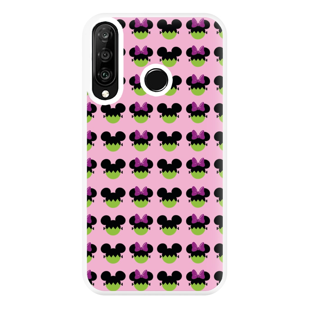 Frankenstein Mice Pattern Halloween Phone Case for Huawei P30 Lite