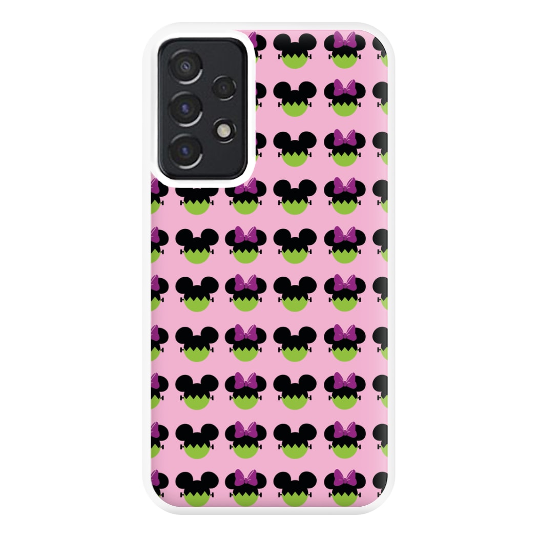 Frankenstein Mice Pattern Halloween Phone Case for Galaxy A52 / A52s