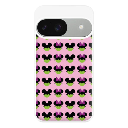 Frankenstein Mice Pattern Halloween Phone Case for Google Pixel 9 / 9 Pro