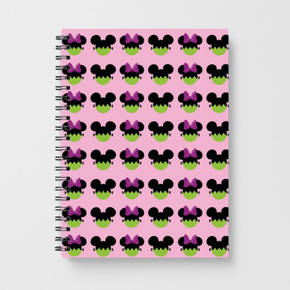 Frankenstein Mice Pattern Halloween Notebook