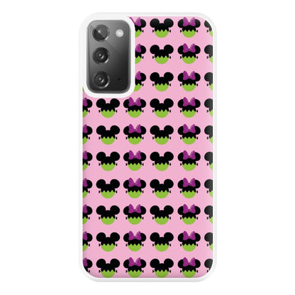 Frankenstein Mice Pattern Halloween Phone Case for Galaxy Note 20 Ultra