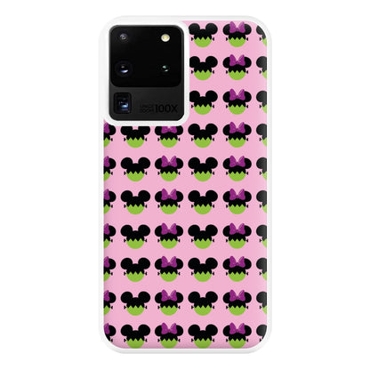 Frankenstein Mice Pattern Halloween Phone Case for Galaxy S20 Ultra