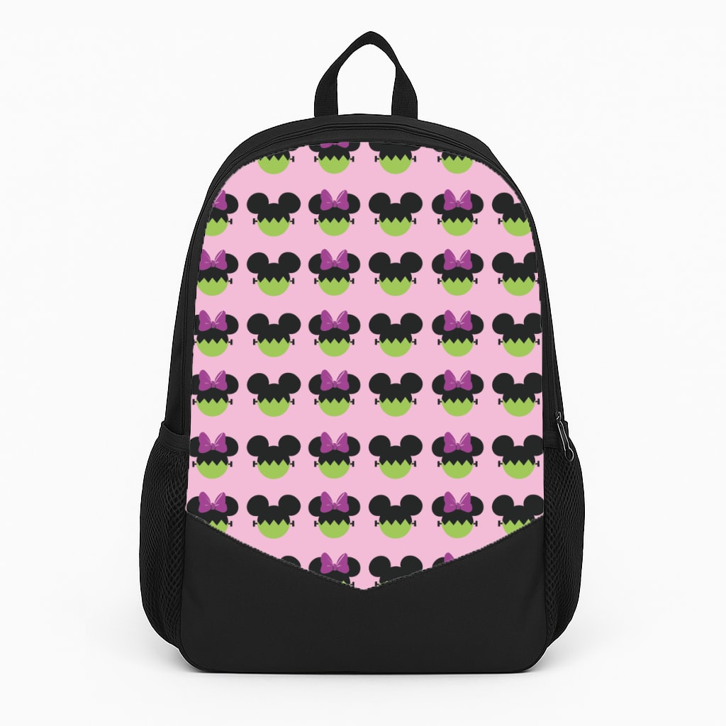 Frankenstein Mice Pattern Halloween Backpack