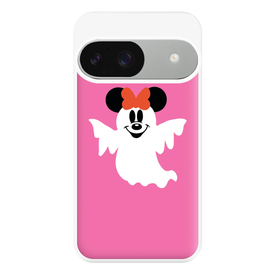 Female Mouse Ghost Halloween Phone Case for Google Pixel 9 / 9 Pro