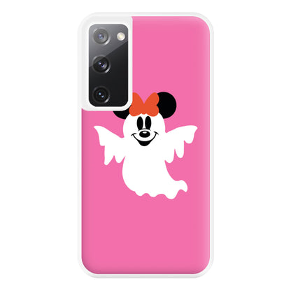 Female Mouse Ghost Halloween Phone Case for Galaxy S20FE