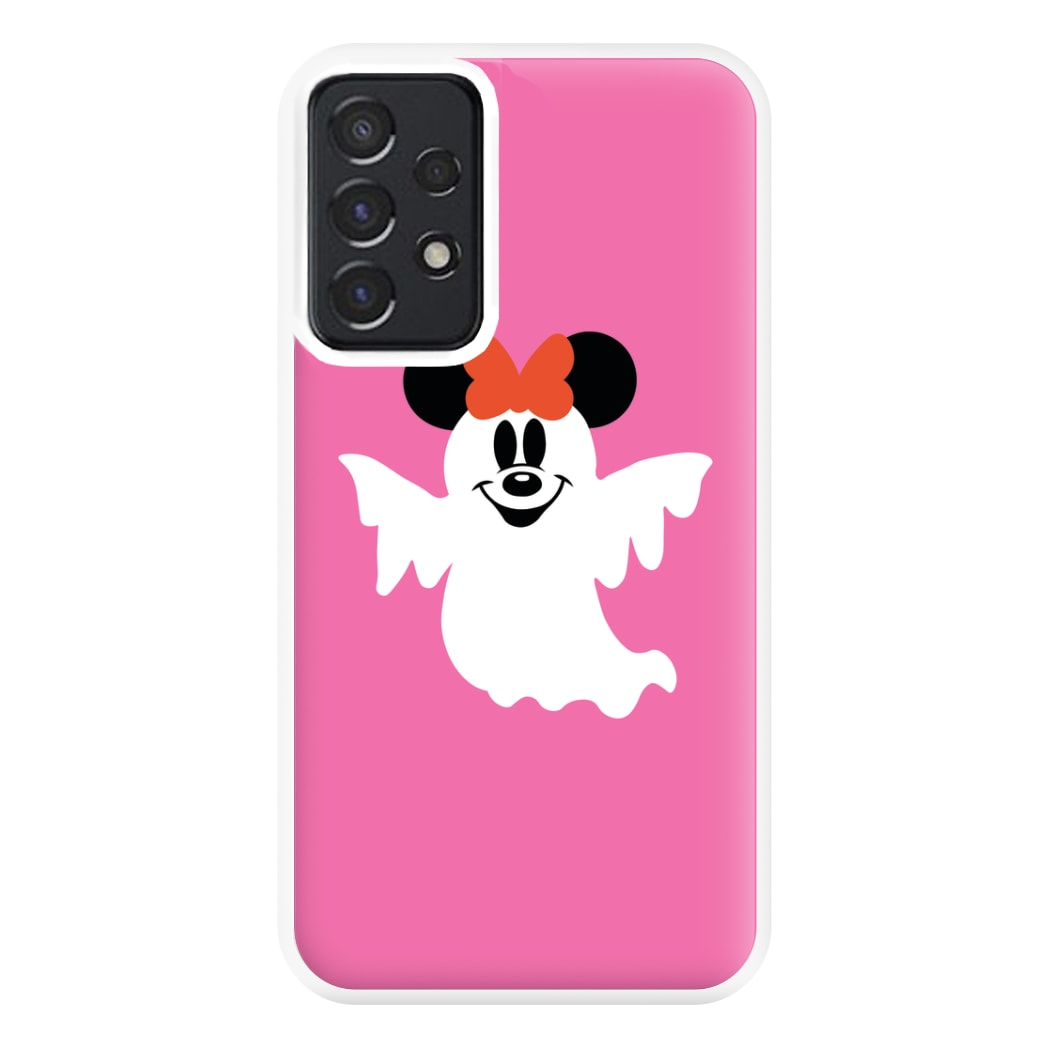 Female Mouse Ghost Halloween Phone Case for Galaxy A52 / A52s