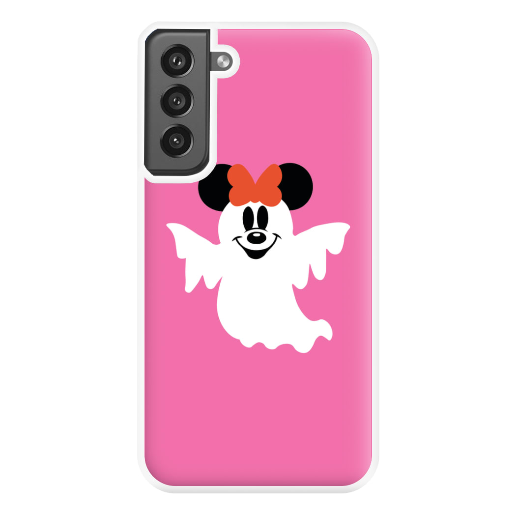 Female Mouse Ghost Halloween Phone Case for Galaxy S21FE