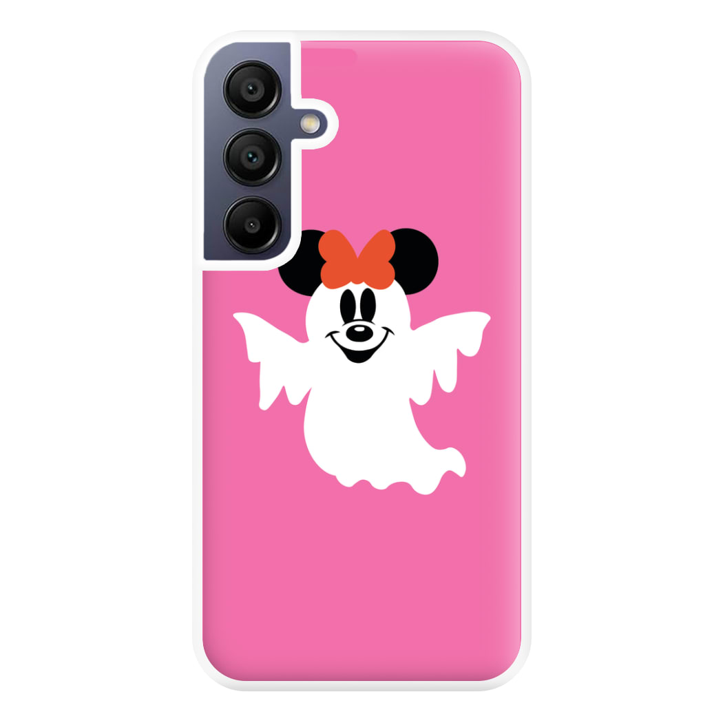 Female Mouse Ghost Halloween Phone Case for Galaxy A16