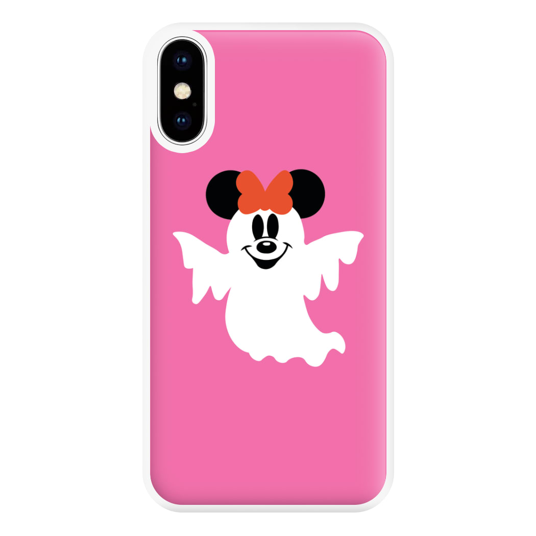 Female Mouse Ghost Halloween Phone Case for iPhone XS Max