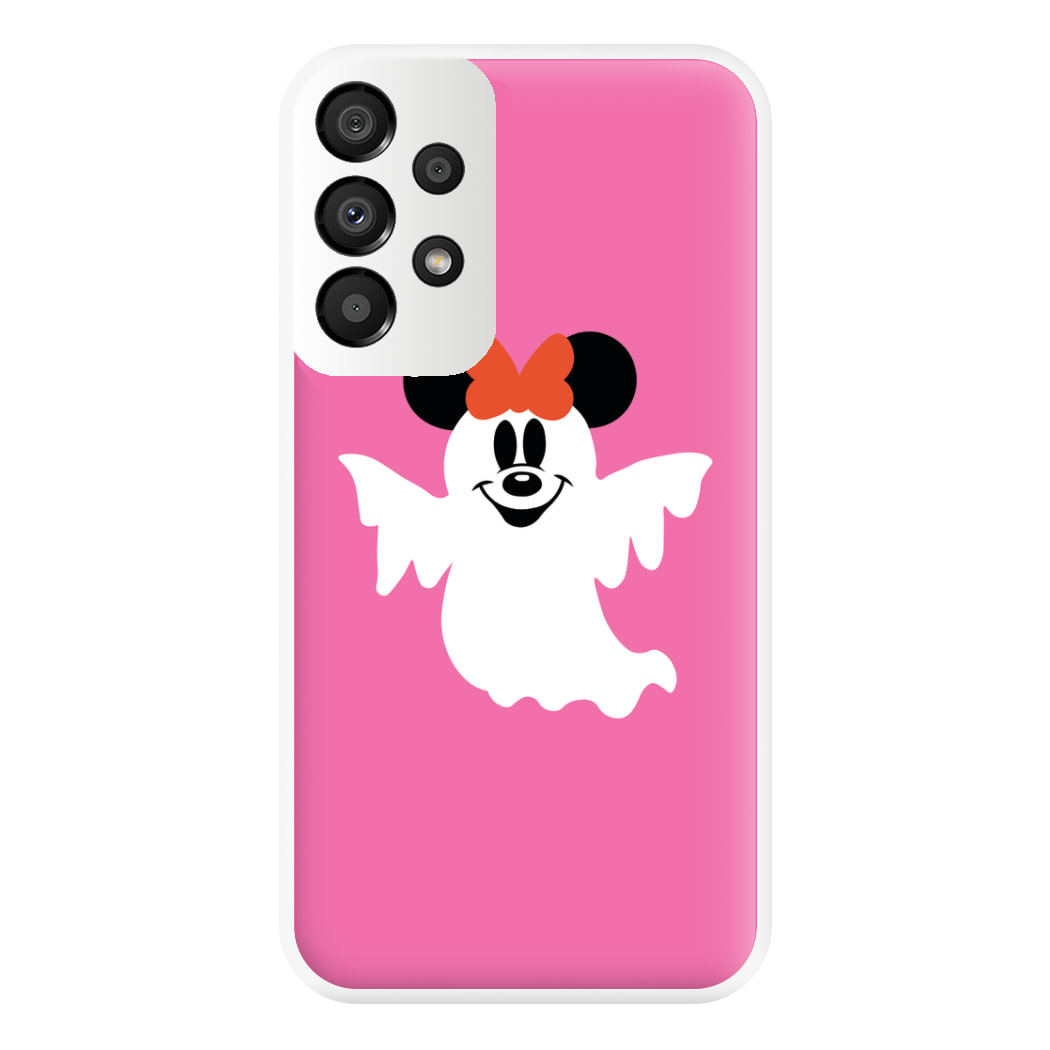 Female Mouse Ghost Halloween Phone Case for Galaxy A33