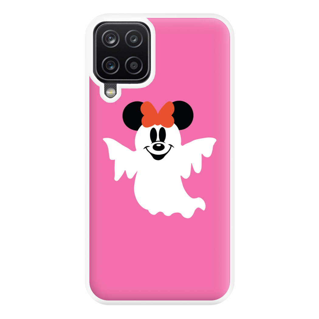 Female Mouse Ghost Halloween Phone Case for Galaxy A12