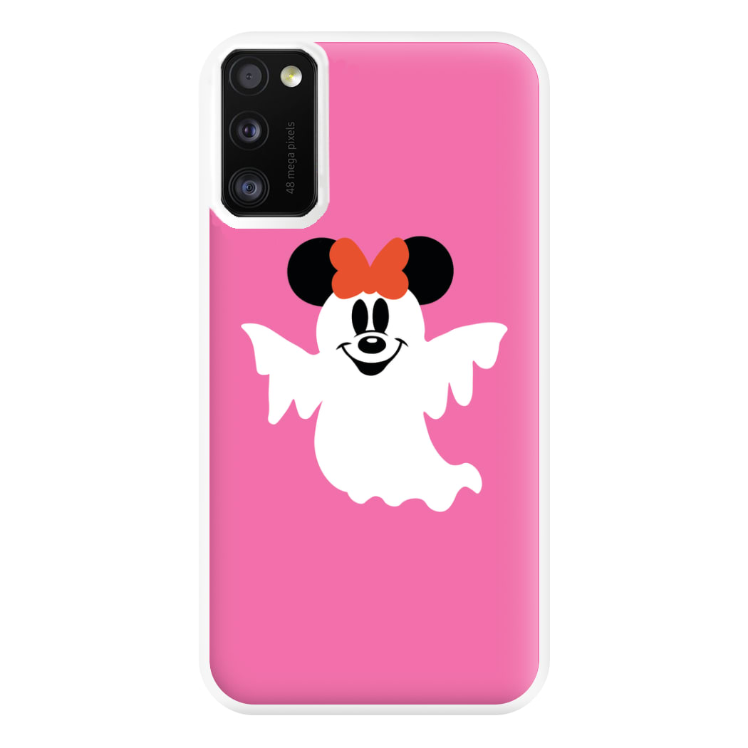 Female Mouse Ghost Halloween Phone Case for Galaxy A41