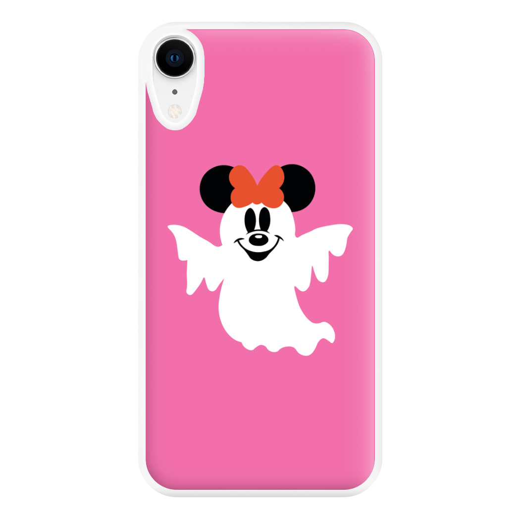 Female Mouse Ghost Halloween Phone Case for iPhone XR