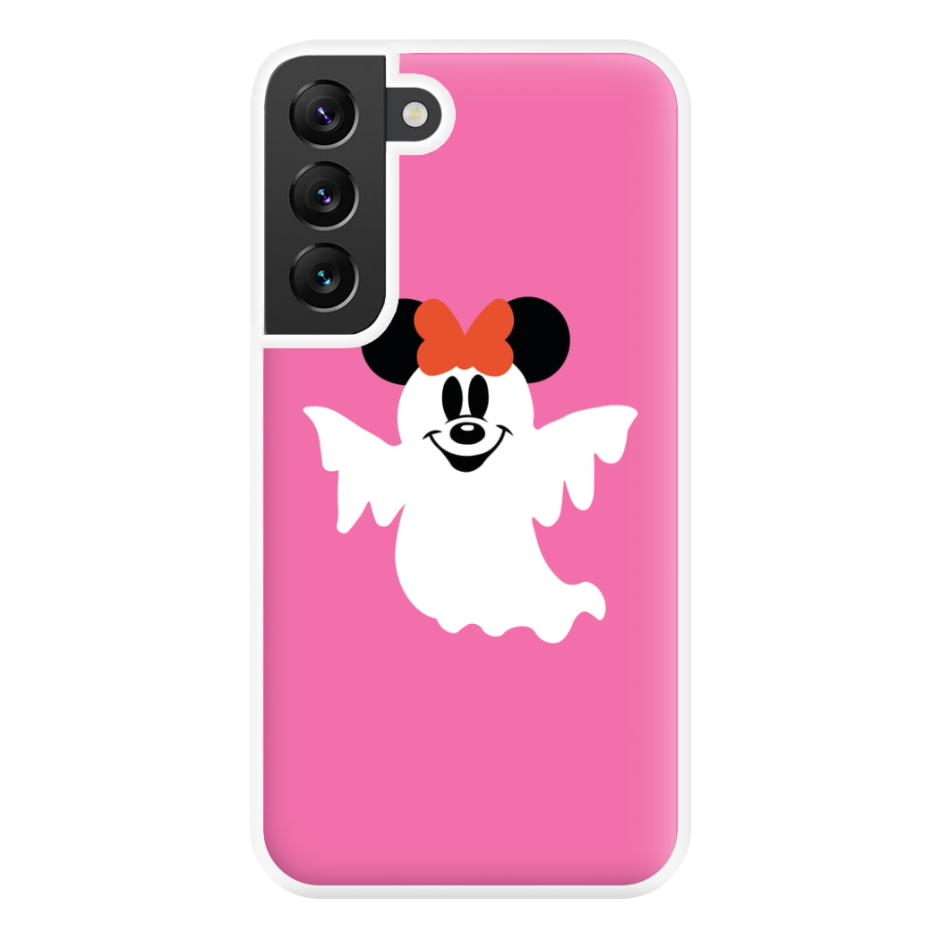 Female Mouse Ghost Halloween Phone Case for Galaxy S22 Plus