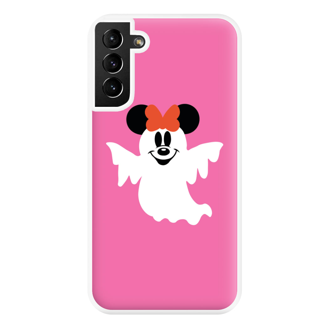 Female Mouse Ghost Halloween Phone Case for Galaxy S21 Plus