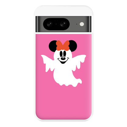 Female Mouse Ghost Halloween Phone Case for Google Pixel 8