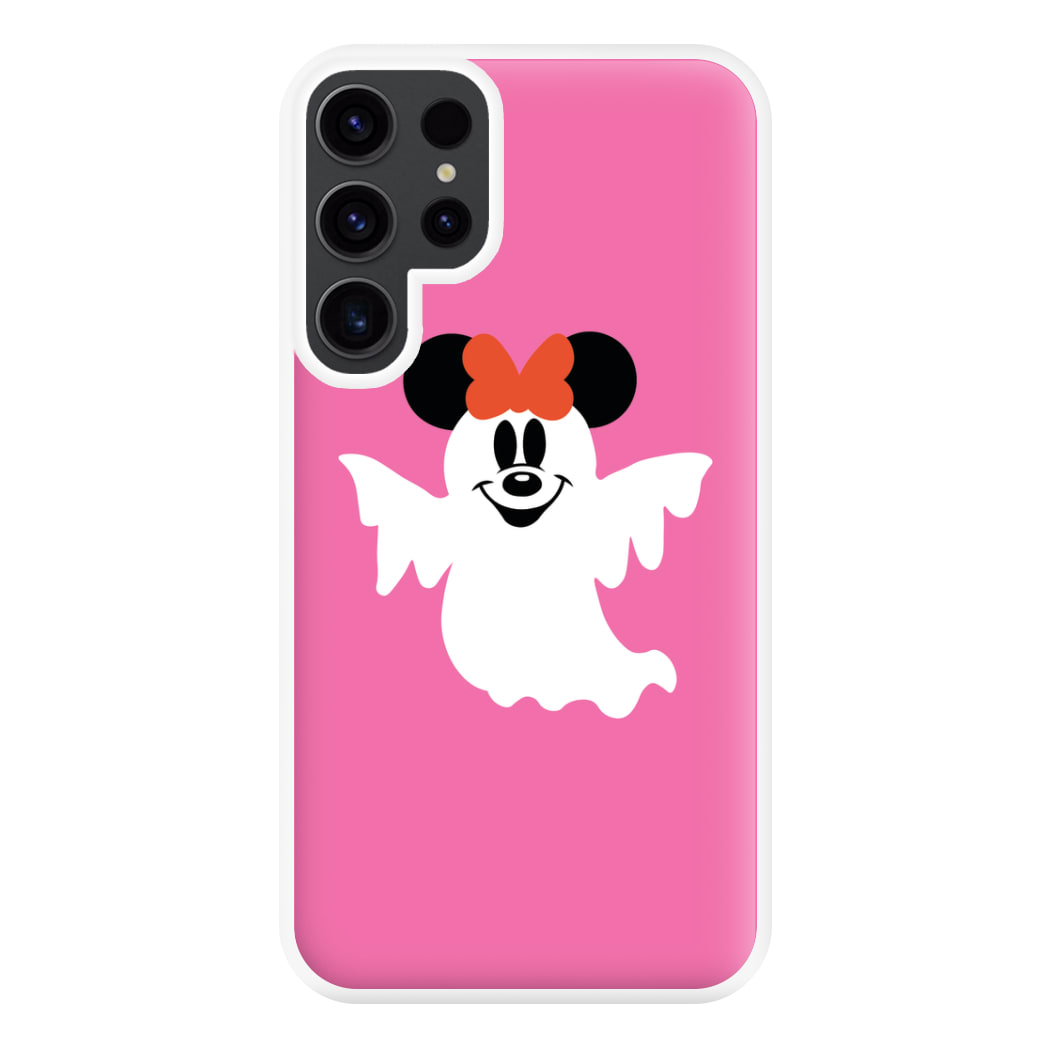 Female Mouse Ghost Halloween Phone Case for Galaxy S23 Ultra