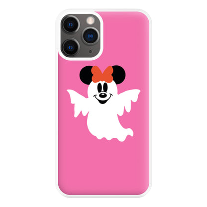 Female Mouse Ghost Halloween Phone Case for iPhone 12 Pro Max