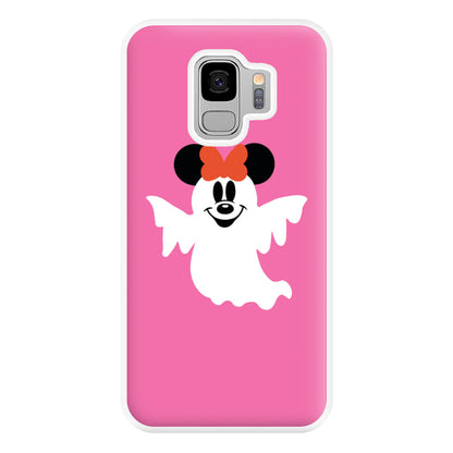 Female Mouse Ghost Halloween Phone Case for Galaxy S9 Plus