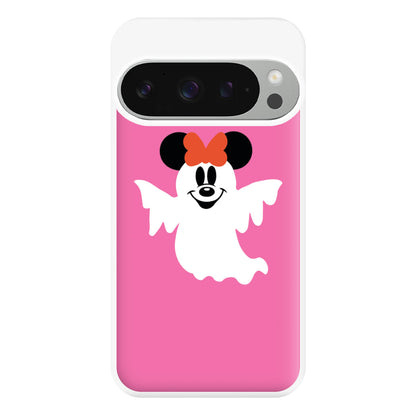 Female Mouse Ghost Halloween Phone Case for Google Pixel 9 Pro XL