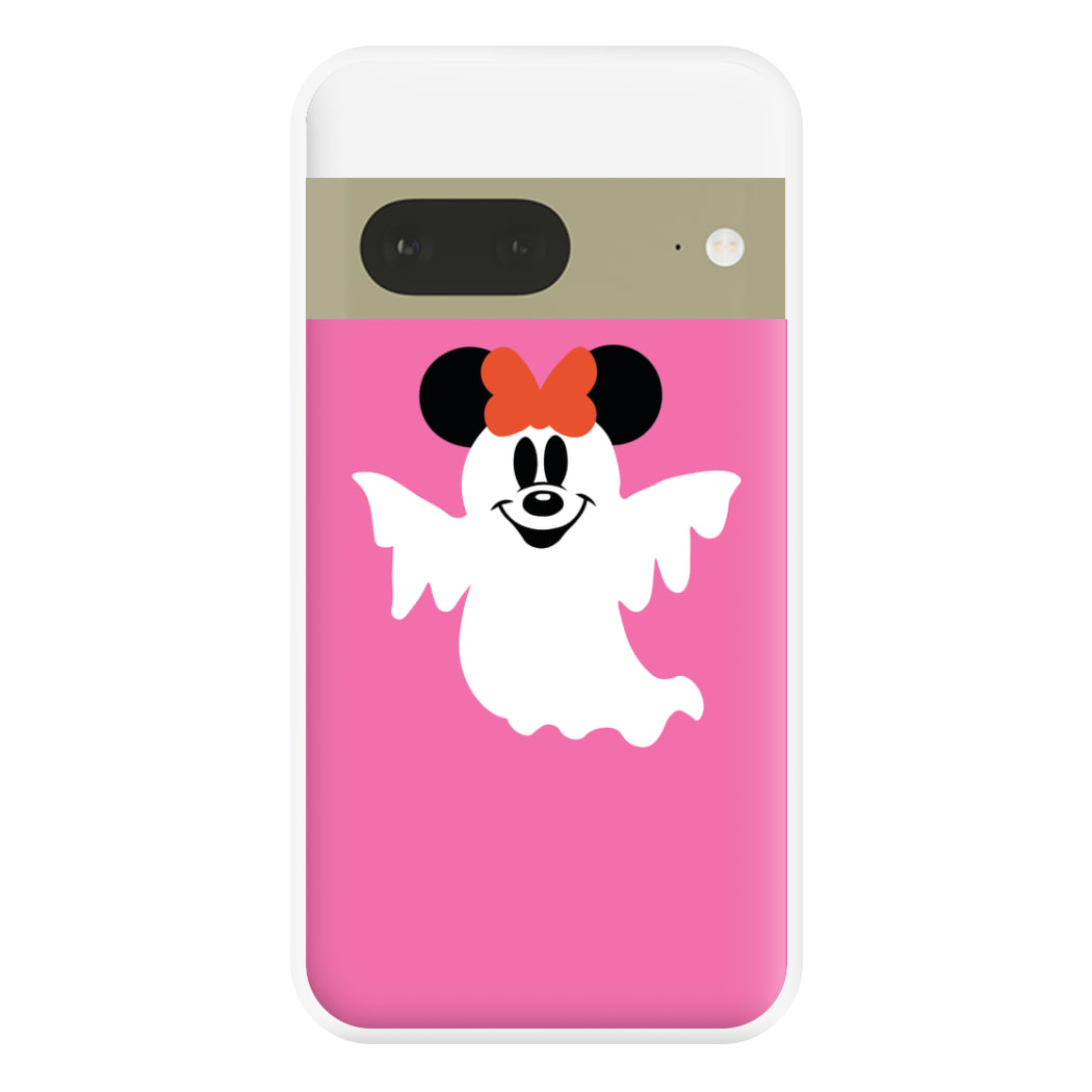 Female Mouse Ghost Halloween Phone Case for Google Pixel 7a