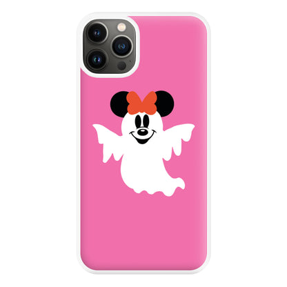 Female Mouse Ghost Halloween Phone Case for iPhone 13