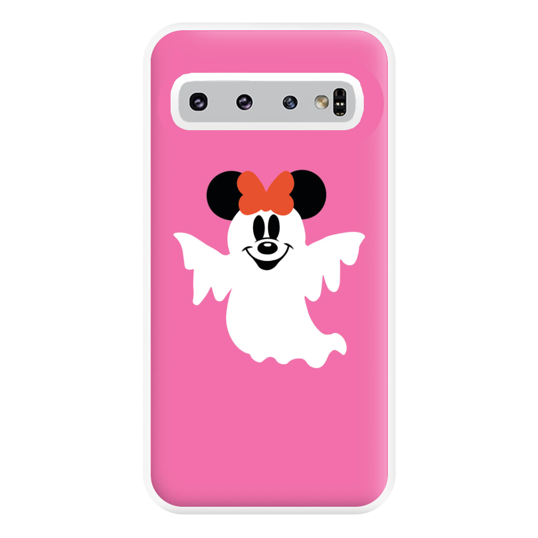 Female Mouse Ghost Halloween Phone Case for Galaxy S10 Plus