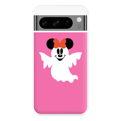 Female Mouse Ghost Halloween Phone Case for Google Pixel 8 Pro