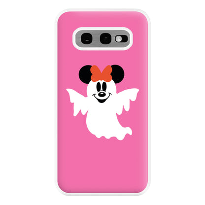 Female Mouse Ghost Halloween Phone Case for Galaxy S10e