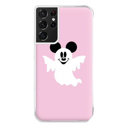 Mouse Ghost Halloween Phone Case for Galaxy S21 Ultra