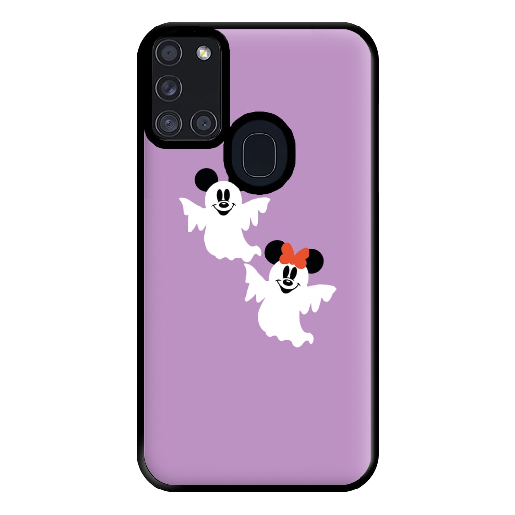 Mice Ghost Halloween Phone Case for Galaxy A21s