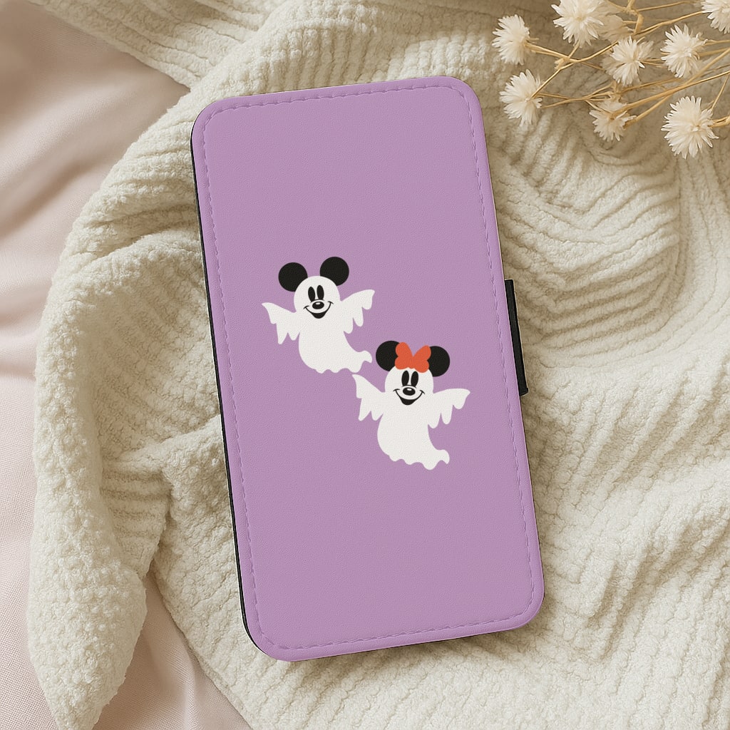 Mice Ghost Halloween Wallet Phone Case