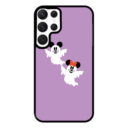 Mice Ghost Halloween Phone Case for Galaxy S22 Ultra