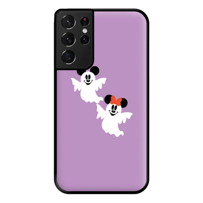 Mice Ghost Halloween Phone Case for Galaxy S21 Ultra