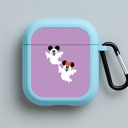 Mice Ghost Halloween Blue AirPods Case