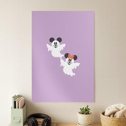 Mice Ghost Halloween Poster
