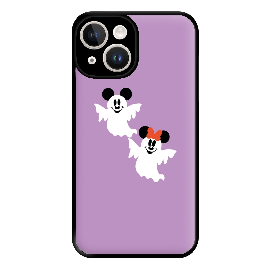 Mice Ghost Halloween Phone Case for iPhone 14