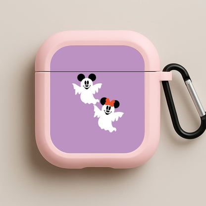 Mice Ghost Halloween Pink AirPods Case