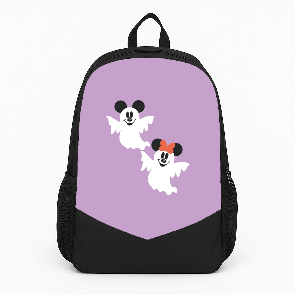 Mice Ghost Halloween Large Backpack