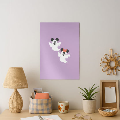 Mice Ghost Halloween Art Print