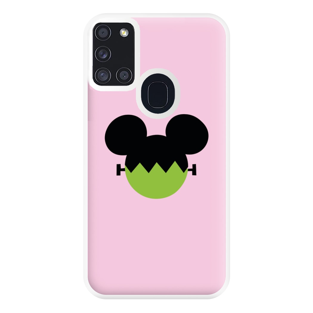 Frankenstein Mouse Halloween Phone Case for Galaxy A21s