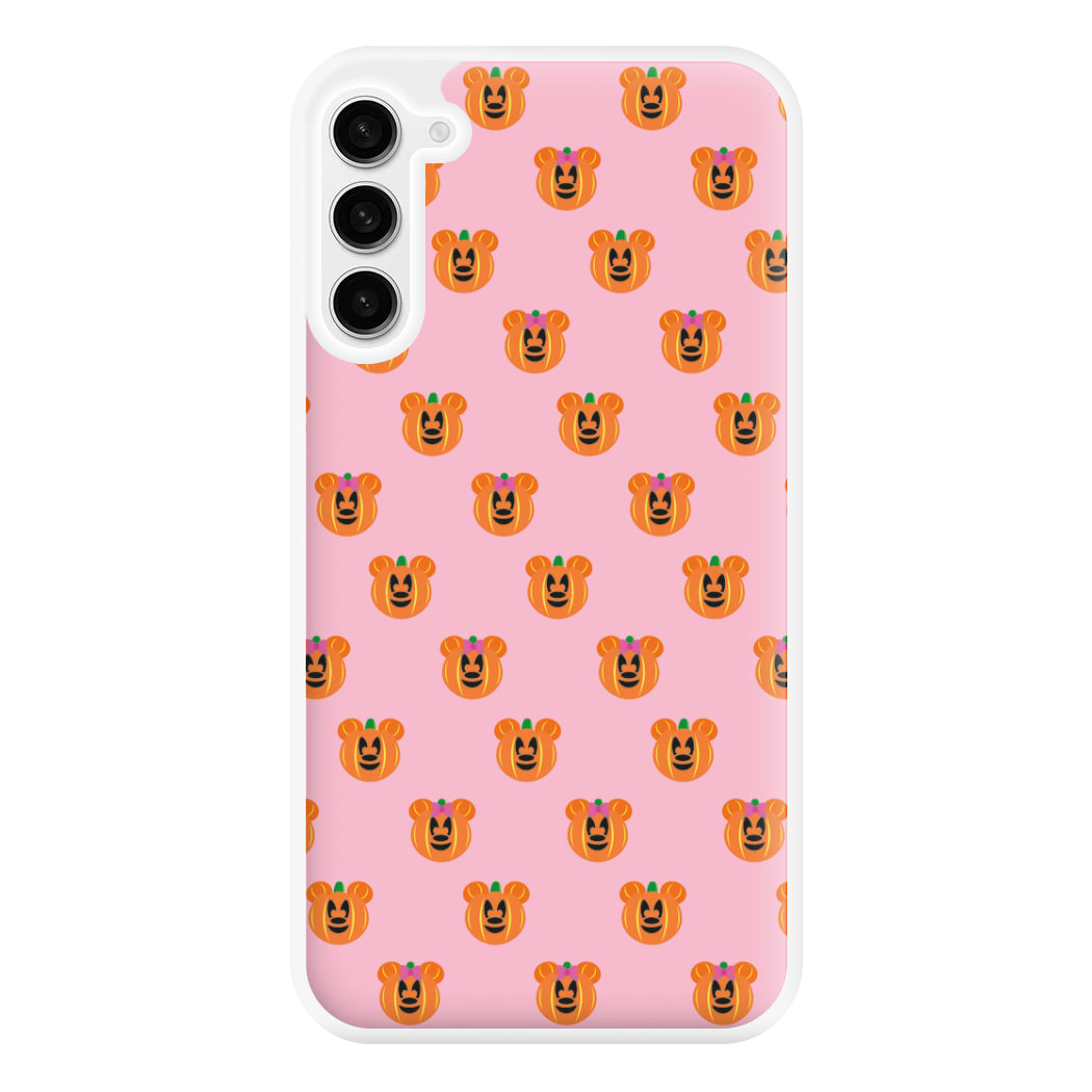 Female Mouse Pumpkin Pattern Halloween Phone Case for Galaxy S23FE