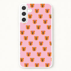 Female Mouse Pumpkin Pattern Halloween Phone Case for Galaxy A37